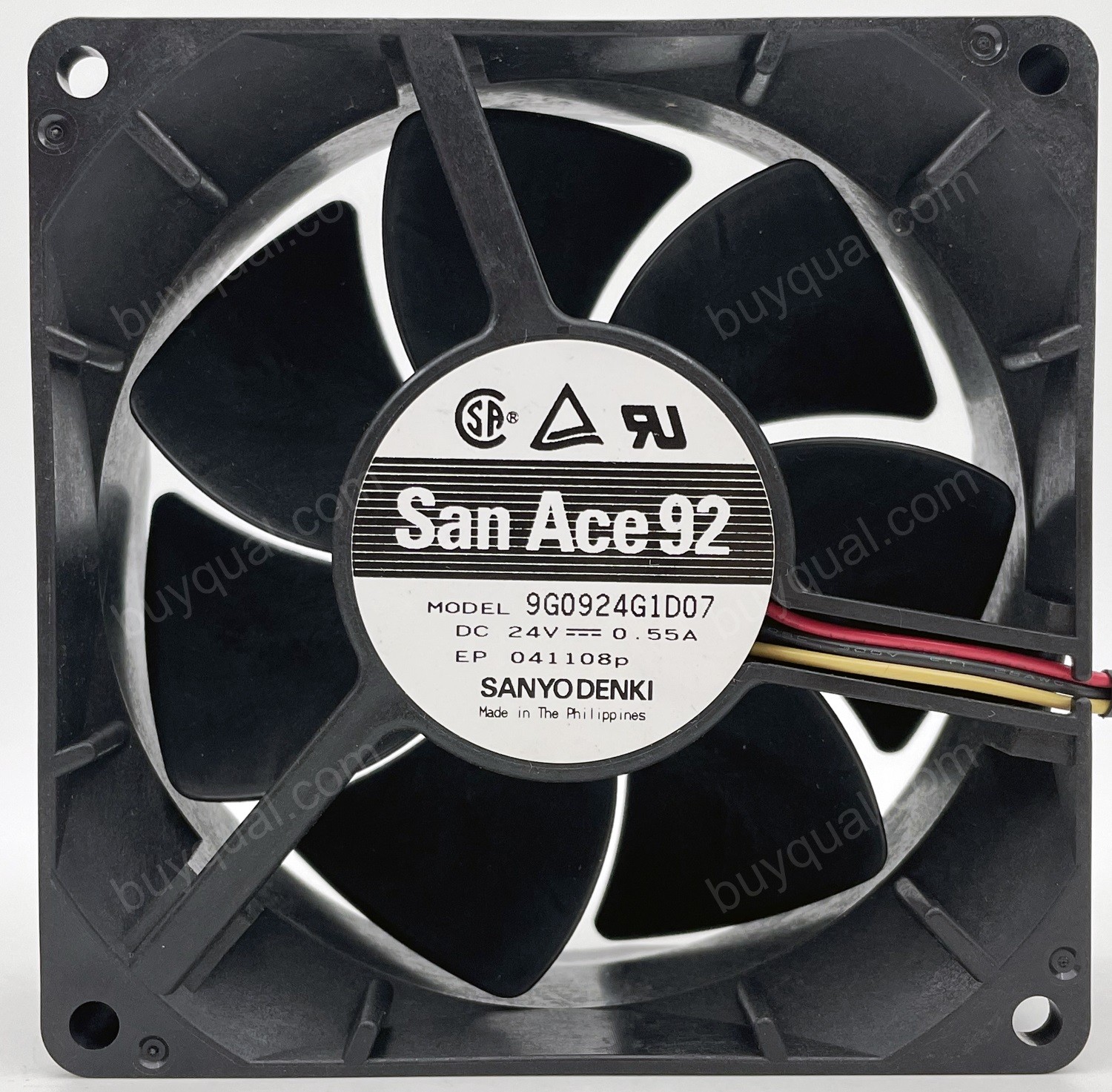 Sanyo 9G0924G1D07 24V 0.55A 3wires Cooling Fan