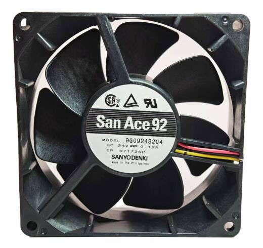 Sanyo 9G0924S204 24V 0.19A 3wires Cooling Fan 