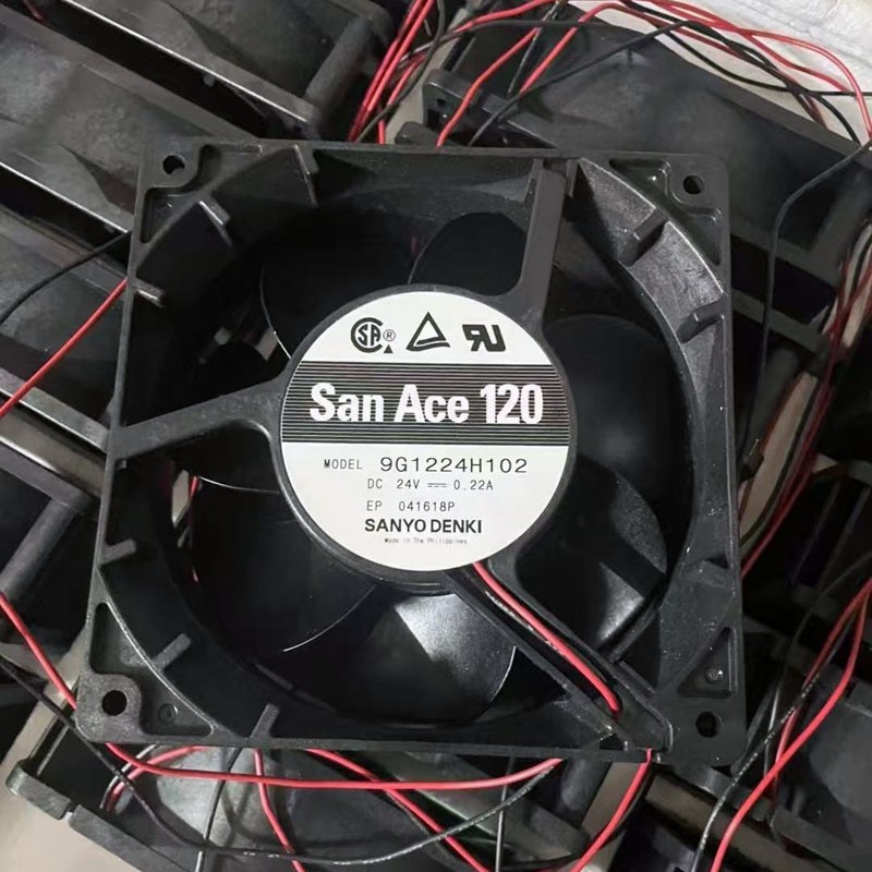 SANYO 9G1224H102 24V 0.22A 2wires Cooling Fan 