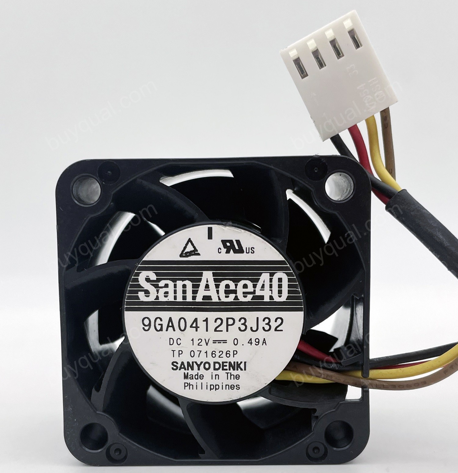 Sanyo 9GA0412P3J32 12V 0.49A  4wires Cooling Fan