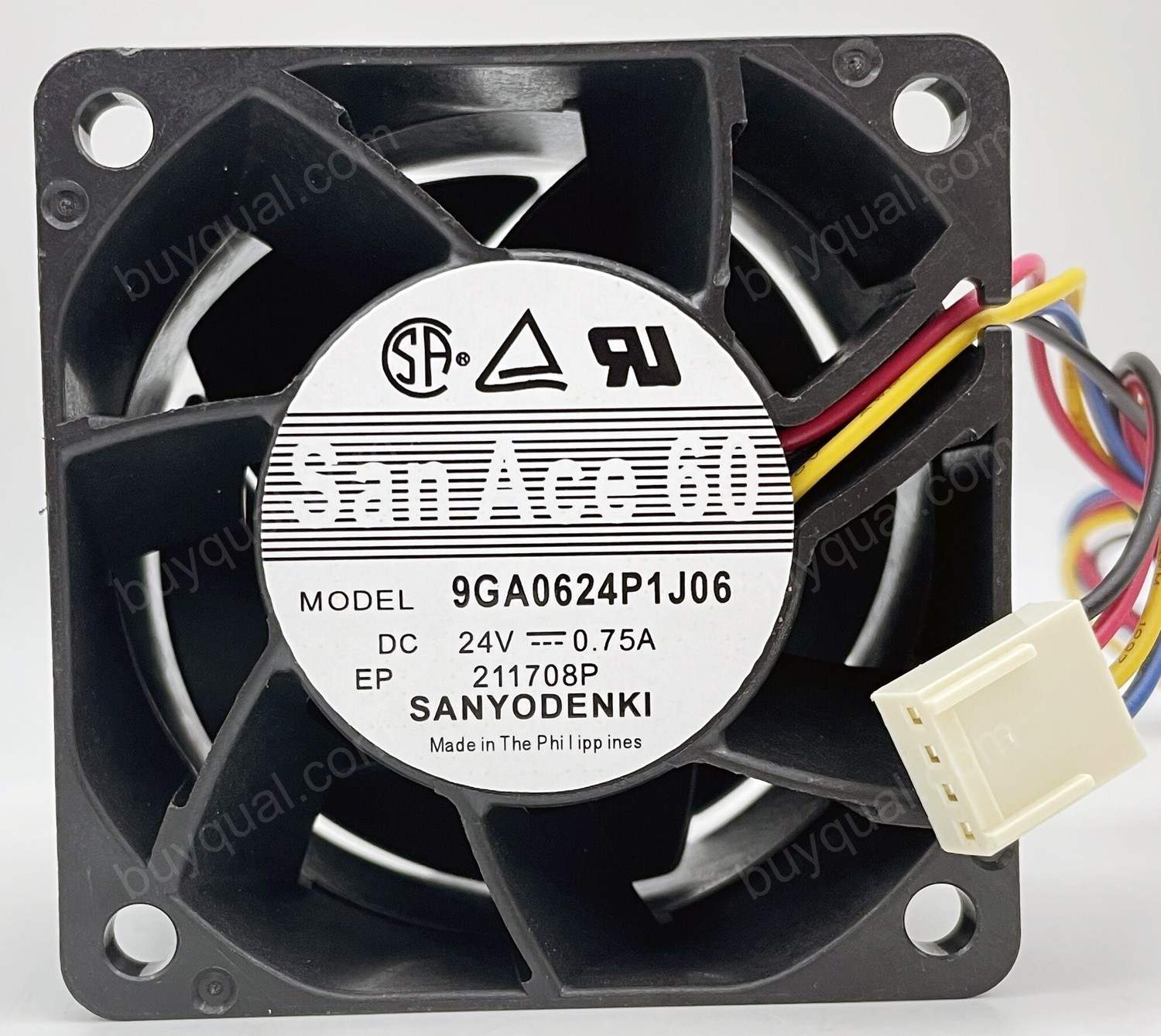 SANYO 9GA0624P1J06 24V 0.75A 4wires Cooling Fan 
