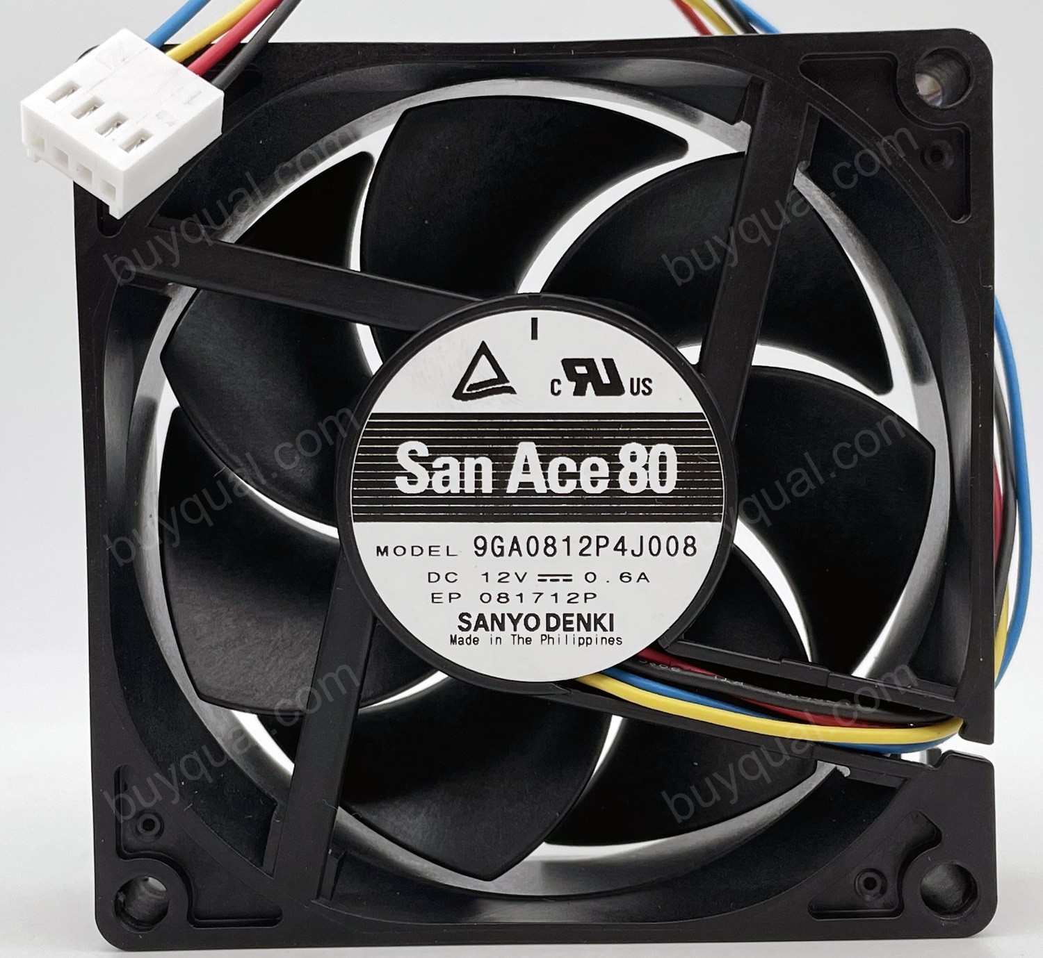 Sanyo 9GA0812P4J008 12V 0.6A 4wires Cooling Fan - New
