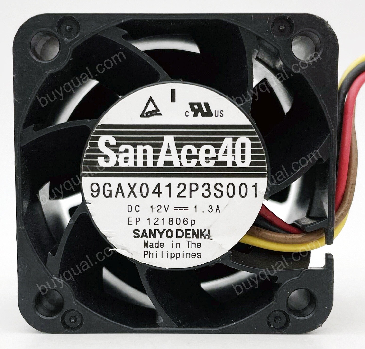 Sanyo 9GAX0412P3S001 12V 1.3A 4wires Cooling Fan 