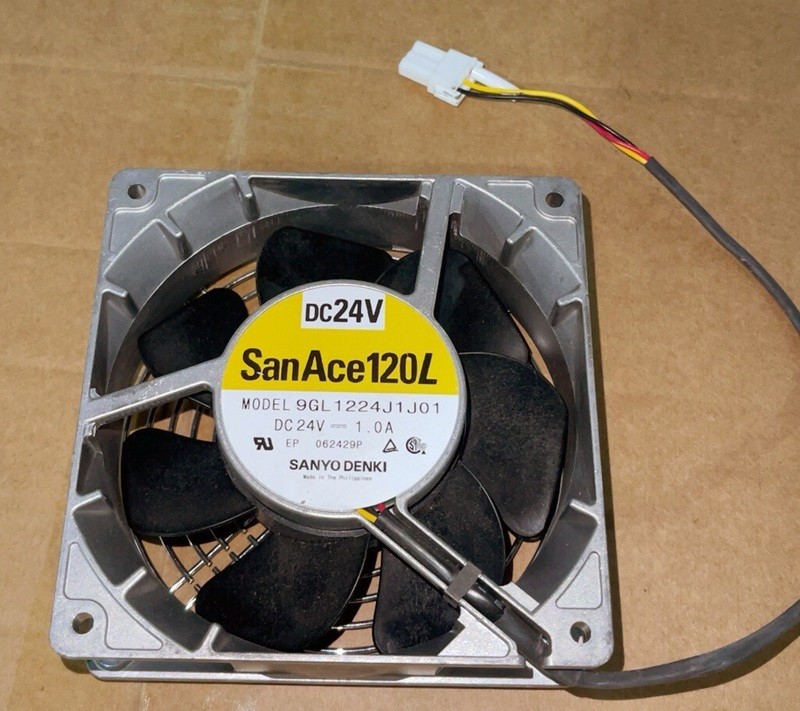 Sanyo 9GL1224J1J01 24V 1.0A 3wires Cooling Fan - Original New