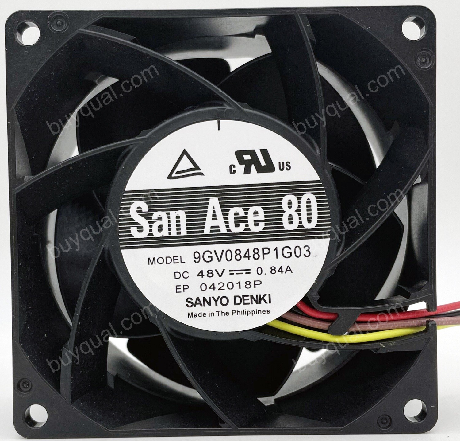 Sanyo 9GV0848P1G03 48V 0.84A 4wires Cooling Fan