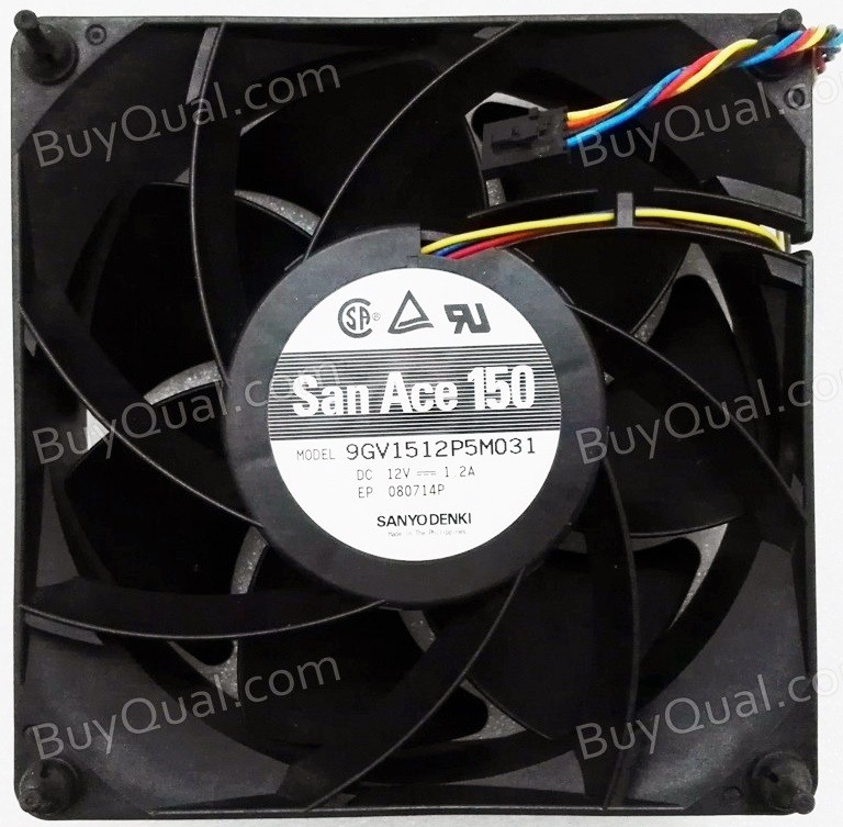 Sanyo 9GV1512P5M031 12V 1.2A 4wires Cooling Fan