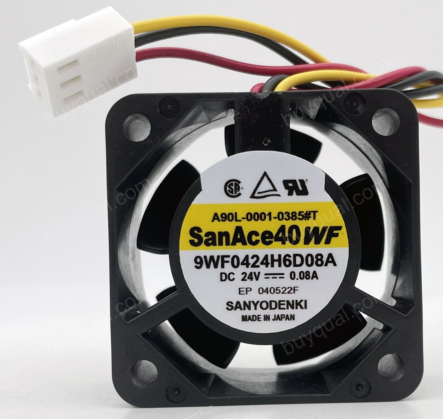 SANYO 9WF0424H6D08A A90L-0001-0385#T 9WF0424H6D08A A90L00010385#T 24V 0.08A 3wires Cooling Fan 