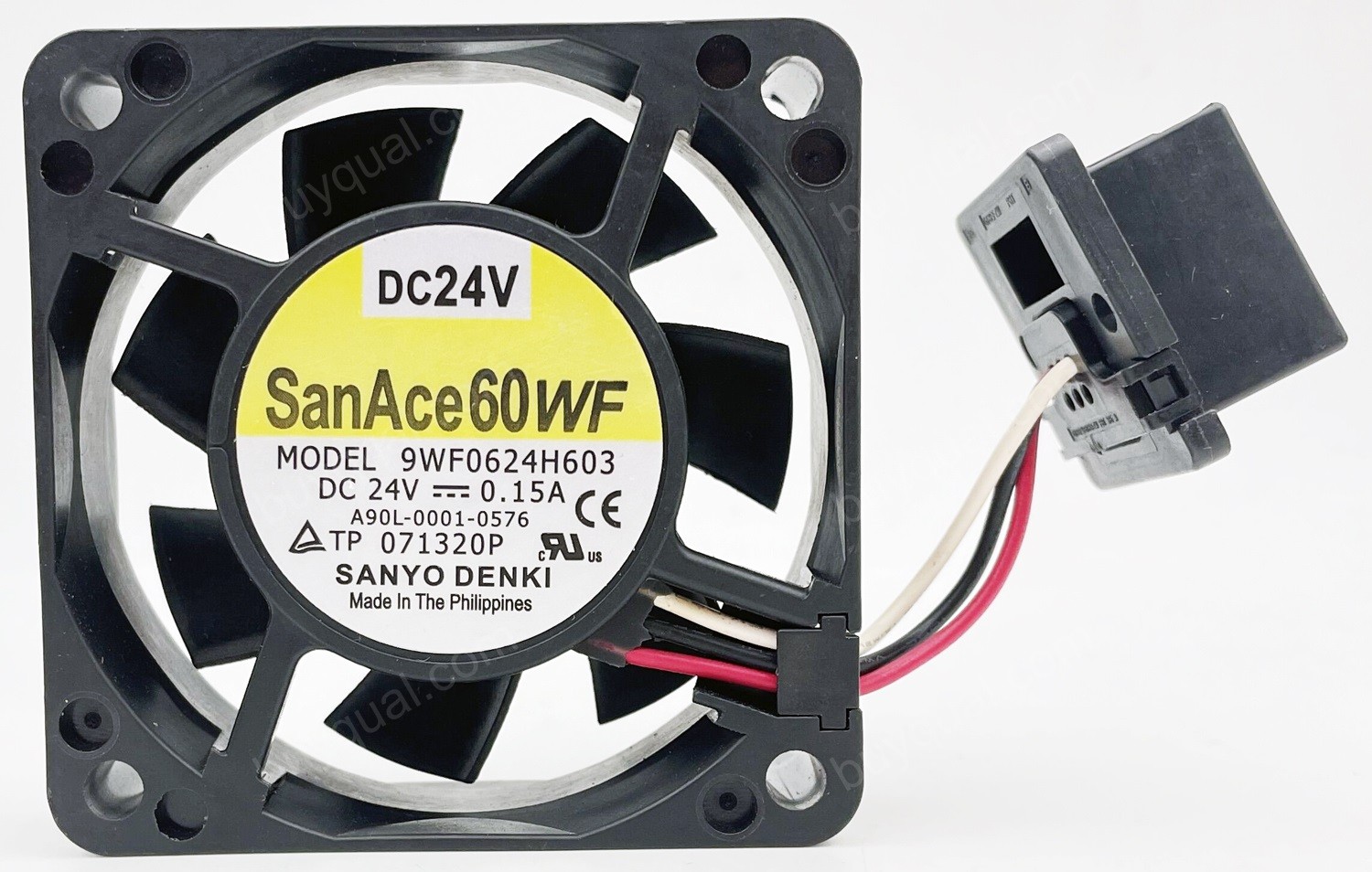 SANYO 9WF0624H603 A90L-0001-0576 24V 0.15A 3wires Cooling Fan - Special plug