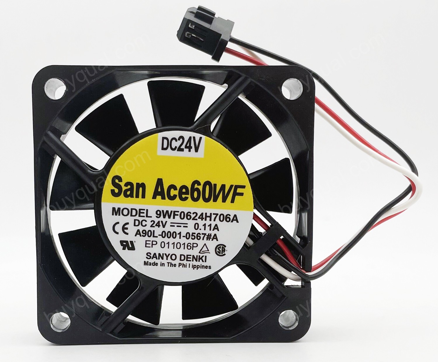 SANYO 9WF0624H706A A90L-0001-0567#A 24V 0.11A 3wires Cooling Fan 