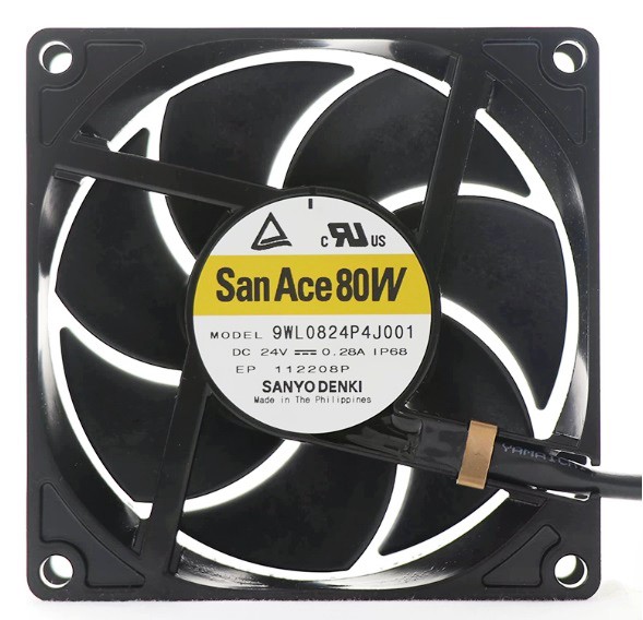 Sanyo 9WL0824P4J001 24V 0.28A 4wires Cooling Fan -IP68 Original New