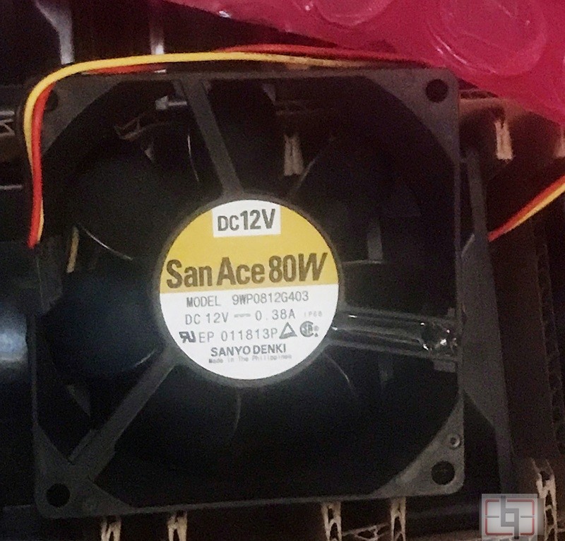Sanyo 9WP0812G403 12V 0.38A 3wires Cooling Fan