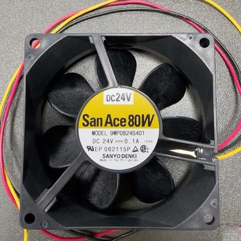 SANYO 9WP0824S401 24V 0.1A 3wires Cooling Fan - New