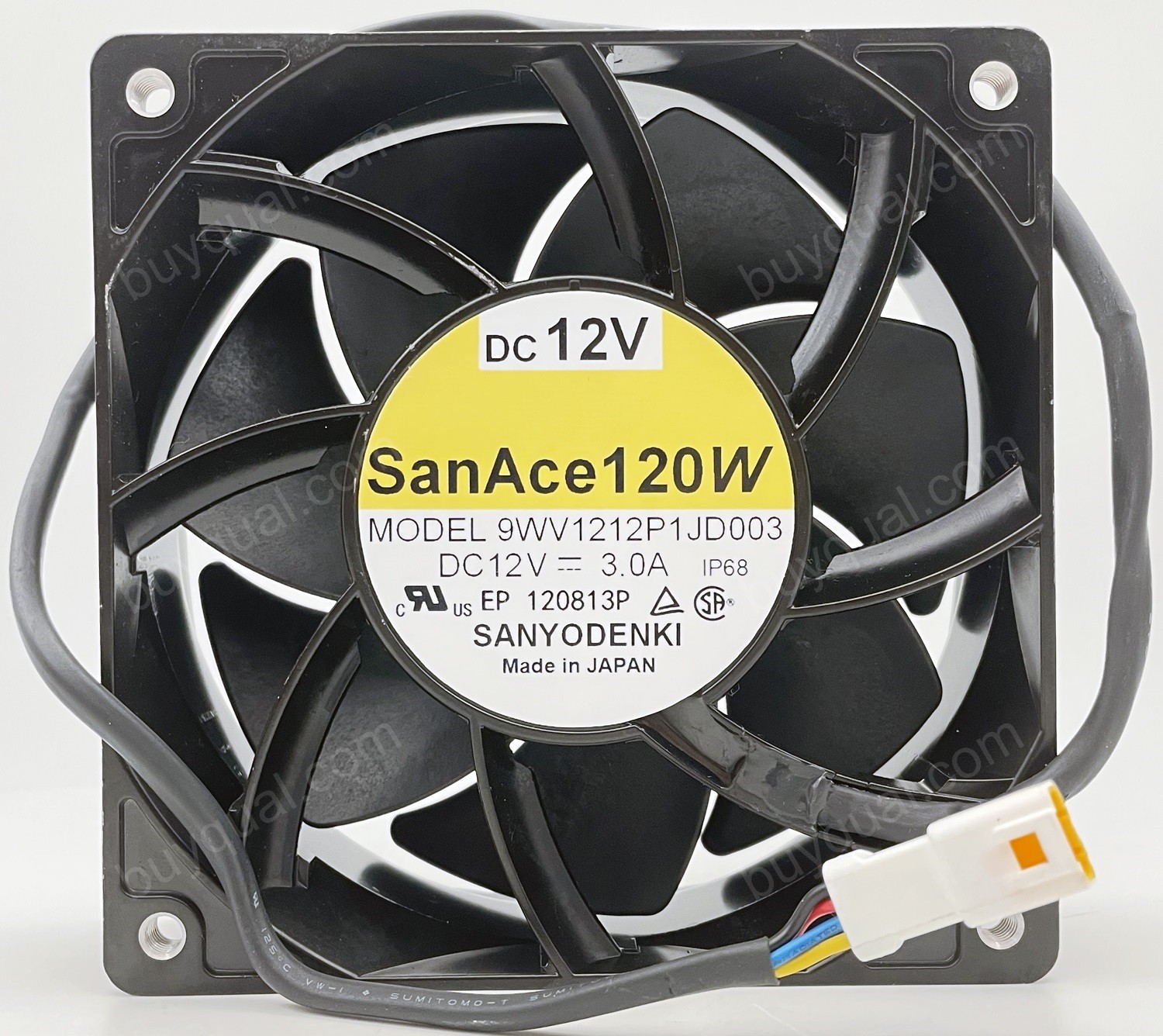 Sanyo 9WV1212P1JD003 12V 3.0A  4wires Cooling Fan