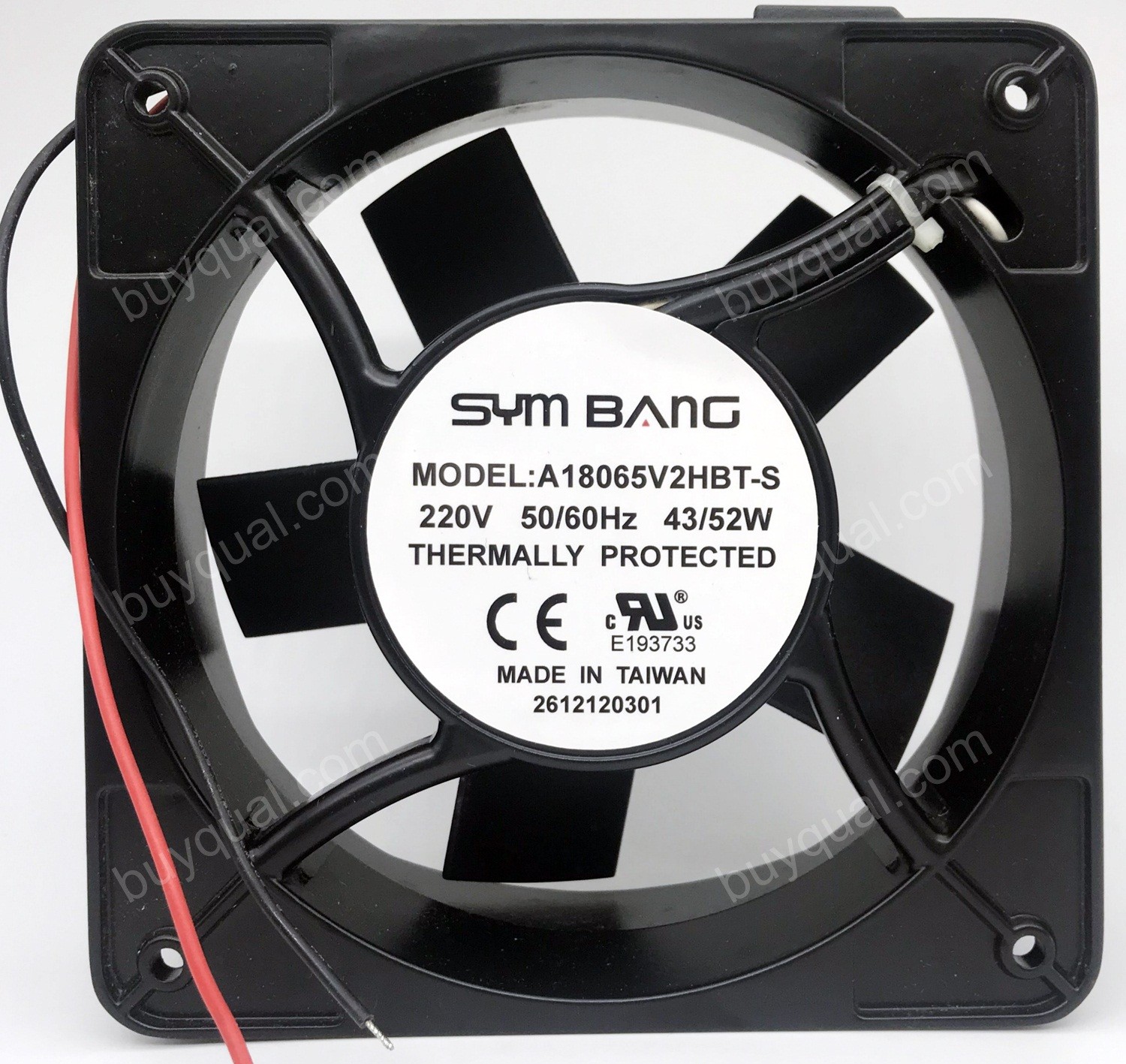 SYM BANG A18065V2HBT-S 220V 43/52W Cooling Fan