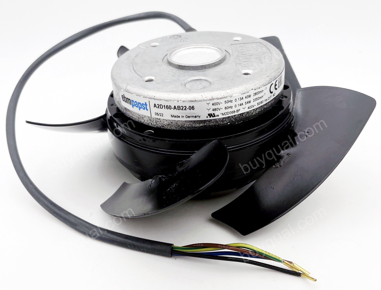 Ebmpapst A2D160-AB22-06 M2D068-BF 400/480V 0.13/0.14A 43/54W 4wires Cooling Fan - Original New