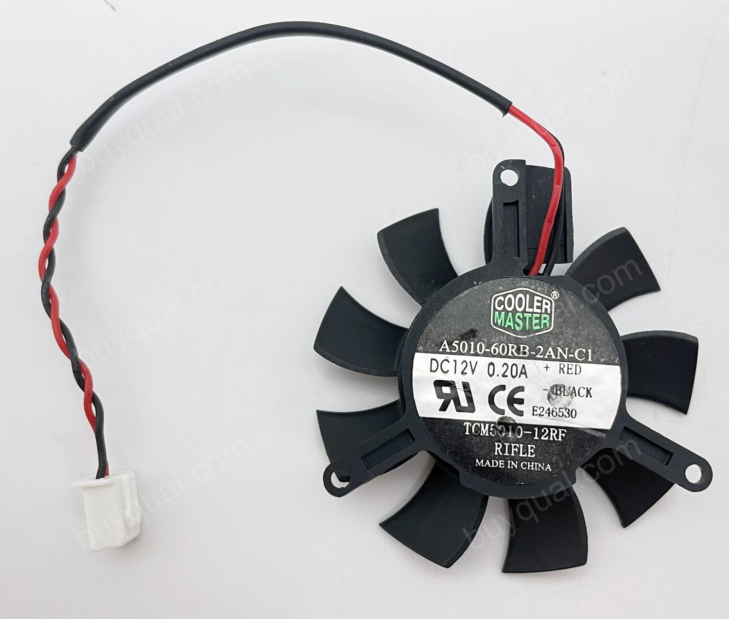 Cooler master A5010-60RB-2AN-C1 12V 0.20A 2wires Cooling Fan