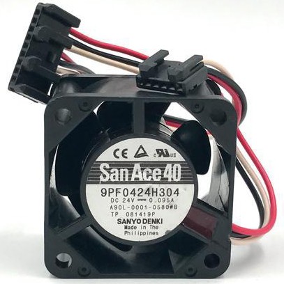 SANYO/FANUC 9PF0424H304 A90L-0001-0580#B 24V 0.095A 3wires cooling fan - NEW