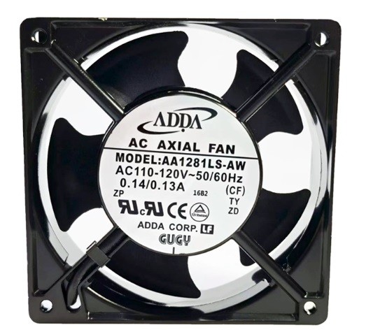 ADDA AA1281LS-AW 110-120V 0.14/0.13A 2wires Cooling Fan 