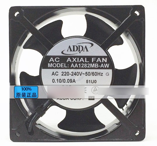 ADDA AA1282MB-AW 220/240V 0.10/0.09A 2 wires Cooling Fan