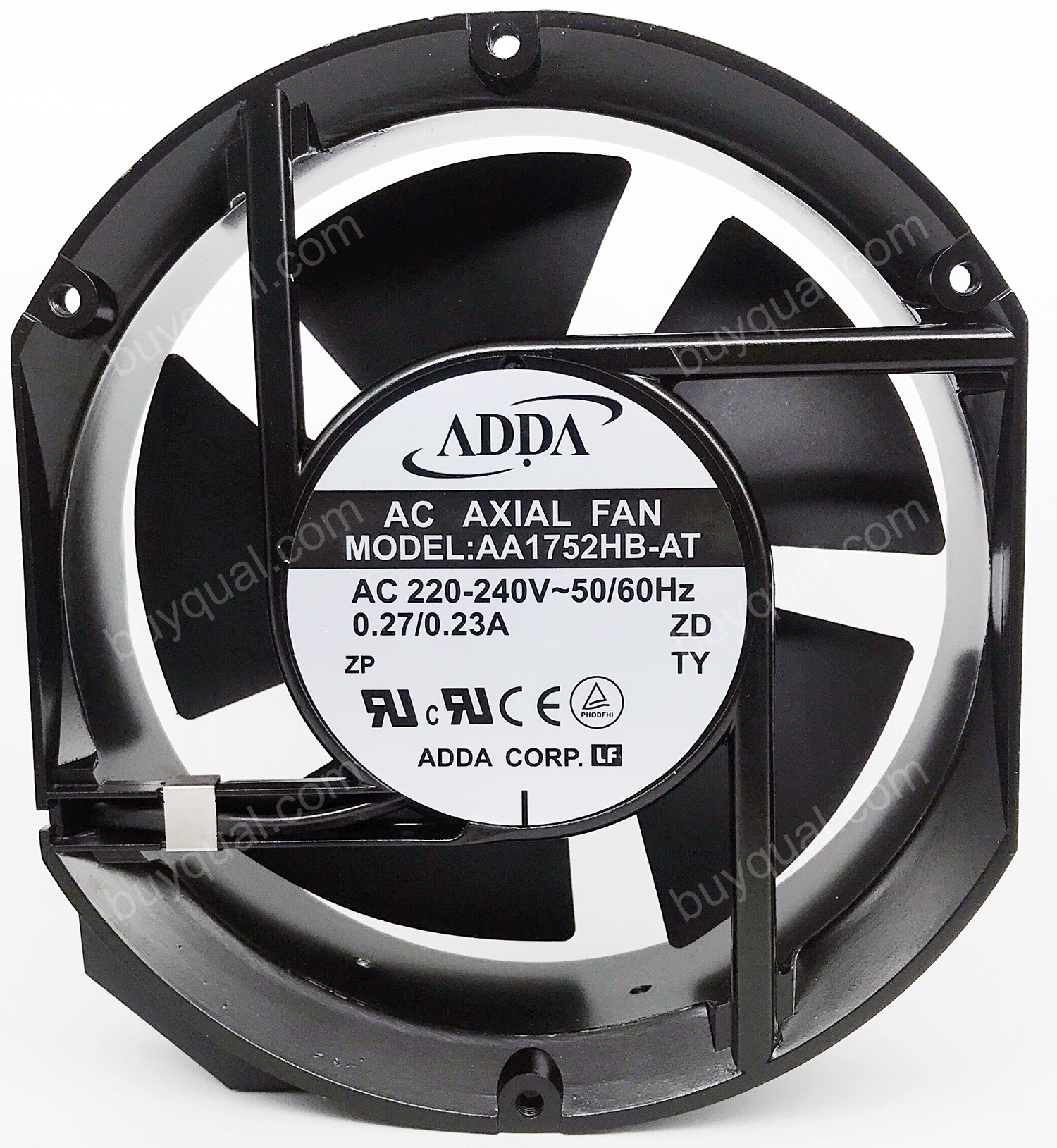 ADDA AA1752HB-AT 220/240V 0.27/0.23A 2 wires Cooling Fan - Original New
