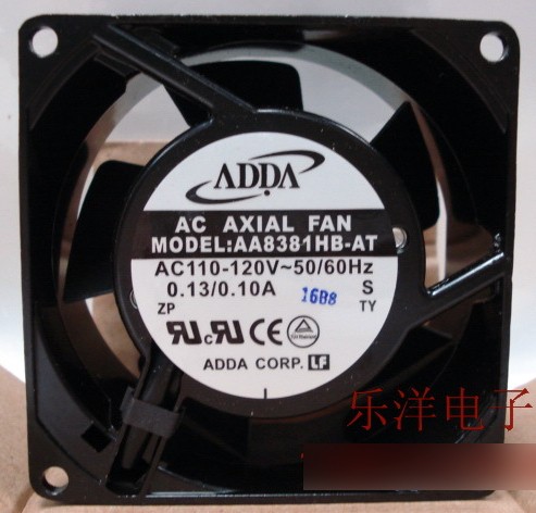 ADDA AA8381HB-AT 110V~120V 0.13/0.10A Cooling Fan 