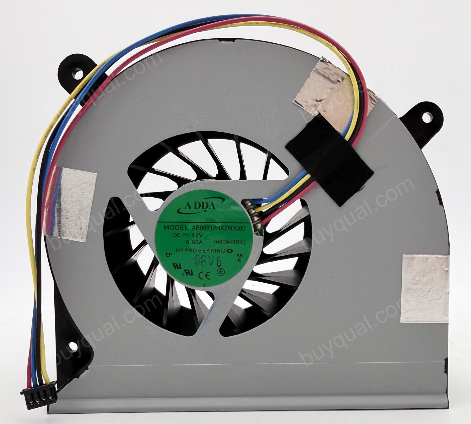 ADDA AB08812HX26DB00 12V 0.60A 4wires Cooling Fan