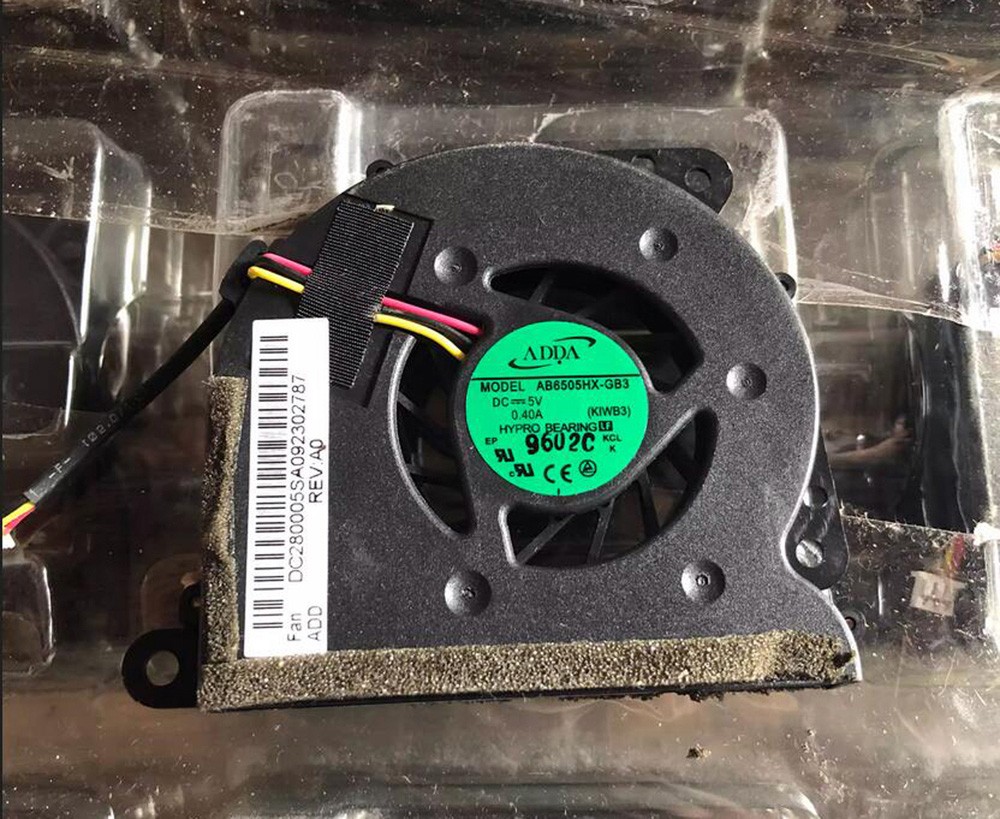 ADDA AB6505HX-GB3 5V 0.40A 3wires Cooling Fan