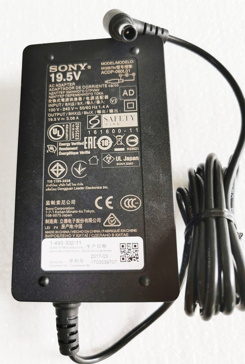 Sony ACDP-060L01 19.5V 3.08A Adapter