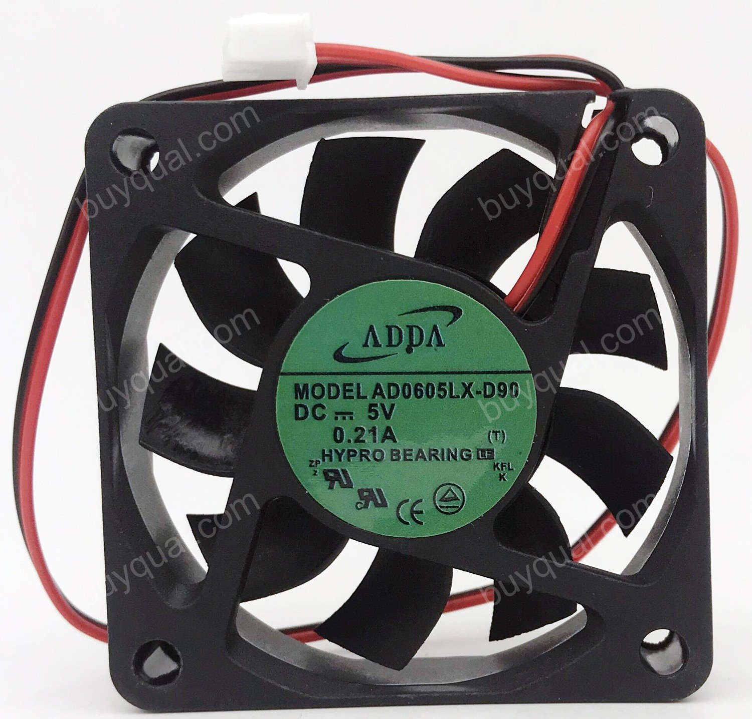 ADDA AD0605LX-D90 5V 0.21A 2wires Cooling Fan