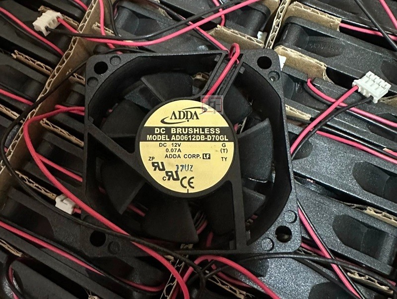ADDA AD0612DB-D70GL 12V 0.07A 2wires Cooling Fan 