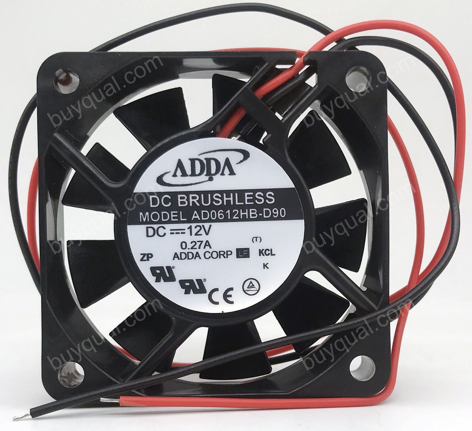 ADDA AD0612HB-D90 12V 0.27A 2wires Cooling Fan -- New