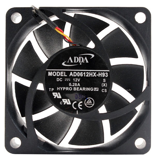 ADDA AD0612HX-H93 12V 0.28A 3wires Cooling Fan - Picture need