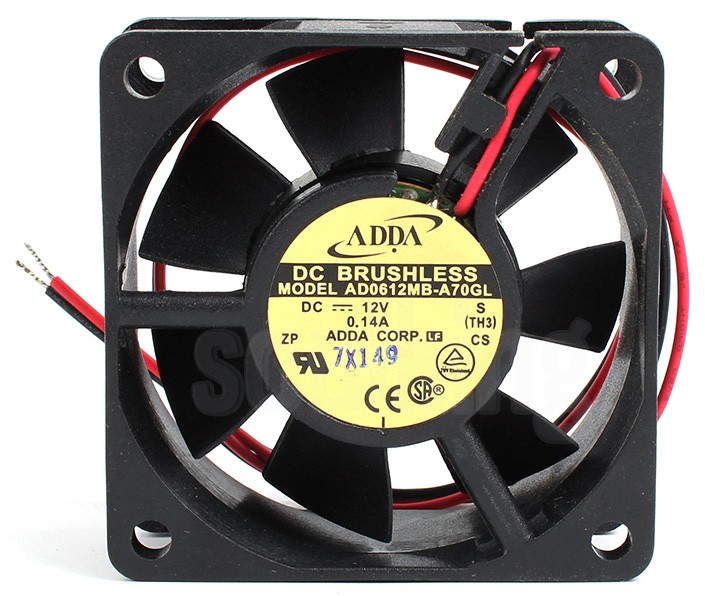 ADDA AD0612MB-A70GL 12V 0.14A 2wires Cooling Fan