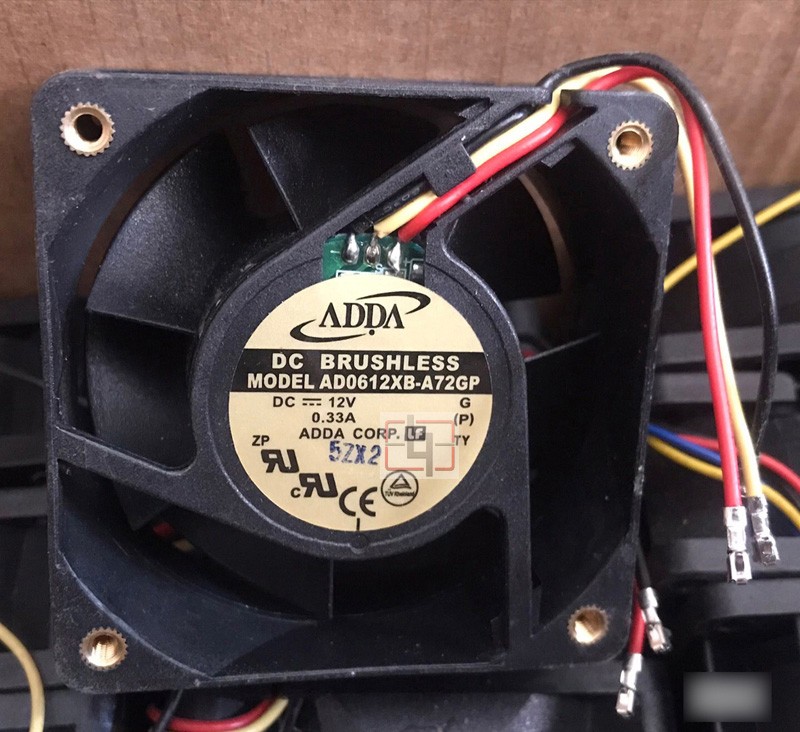 ADDA AD0612XB-A72GP 12V 0.33A 3wires Cooling Fan 