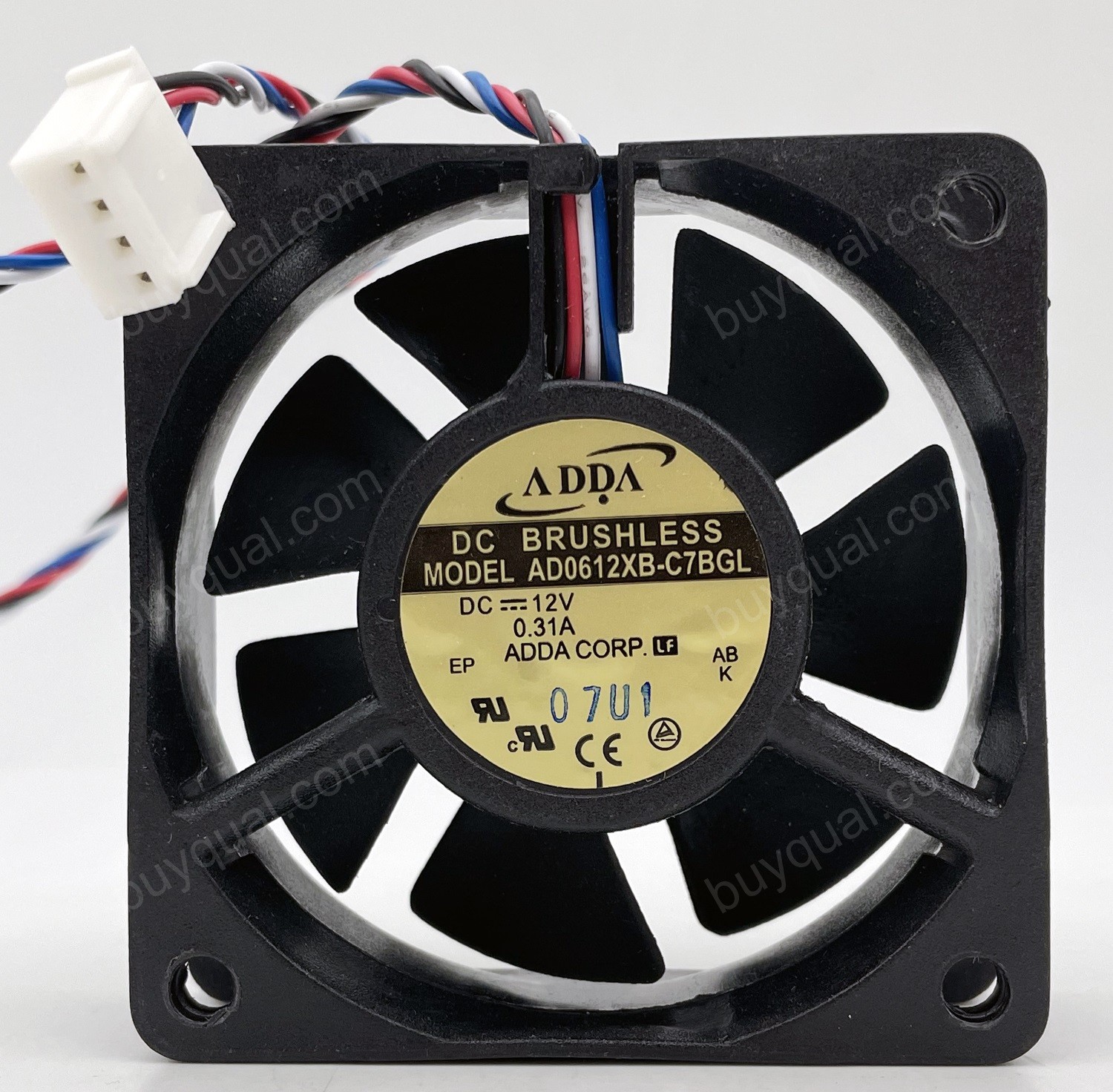 ADDA AD0612XB-C7BGL 12V 0.31A 4wires Cooling Fan 