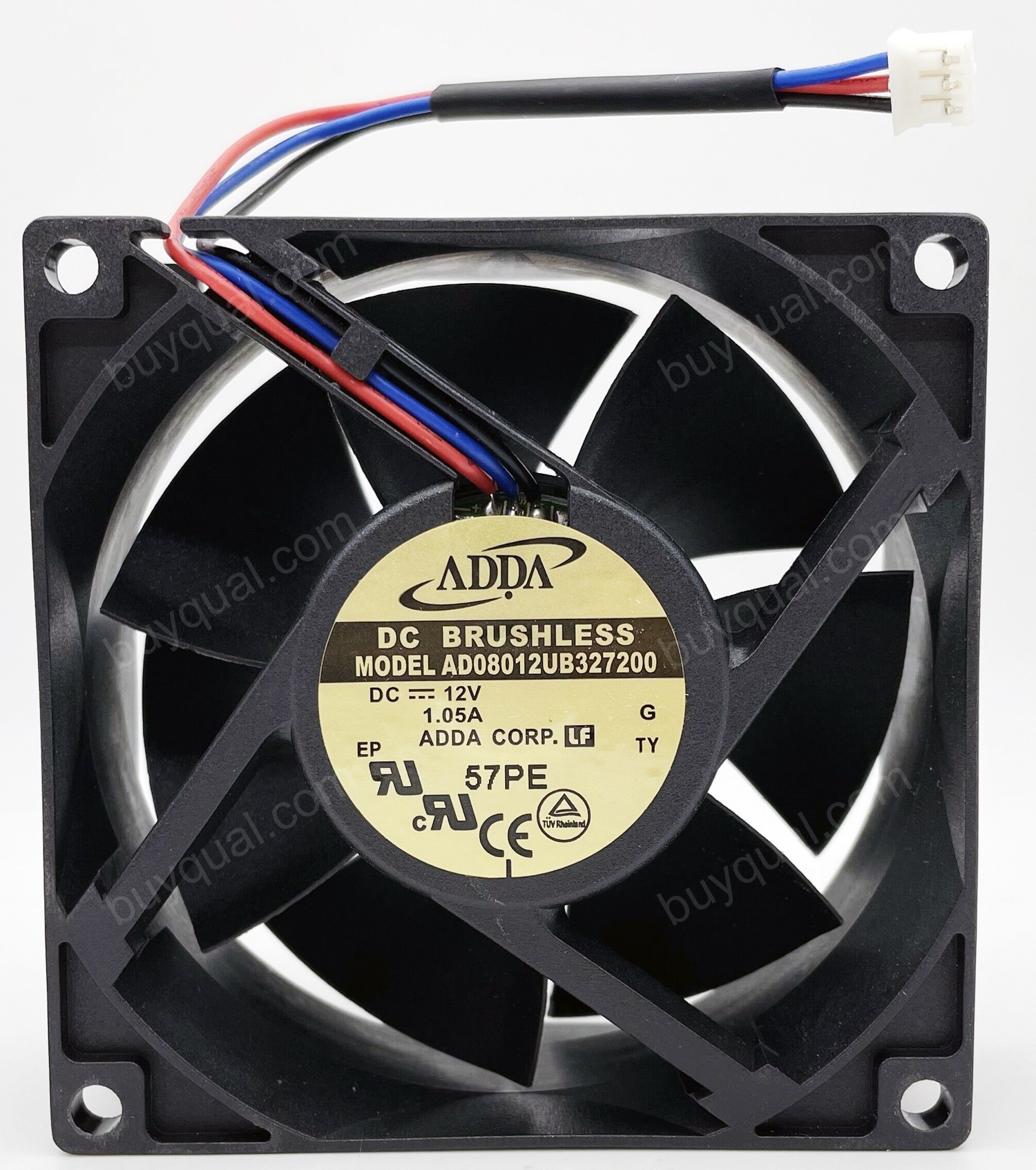 ADDA AD08012UB327200 12V 1.05A 3wires Cooling Fan 