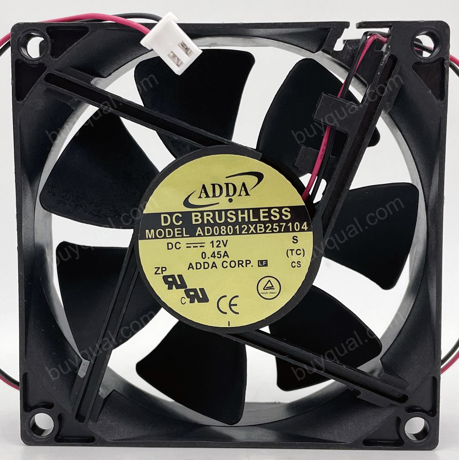 ADDA AD08012XB257104 12V 0.45A 2wires Cooling Fan 