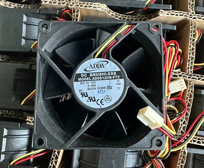 ADDA AD0812HB-F73 12V 0.38A 3 wires Cooling Fan - Picture need
