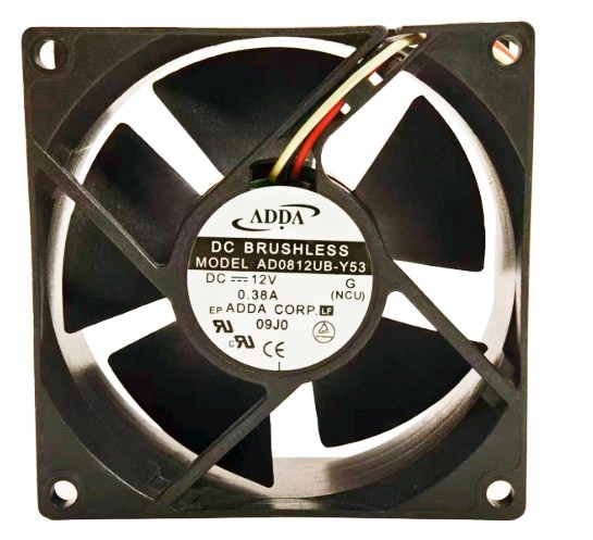 ADDA AD0812UB-Y53 12V 0.38A 3wires Cooling Fan