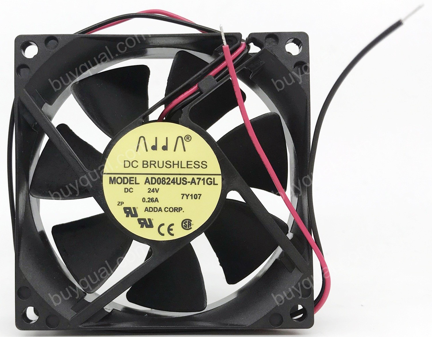 Adda AD0824US-A71GL 8025 24V 0.26A 8CM Converter Cooling Fan 2-Wire