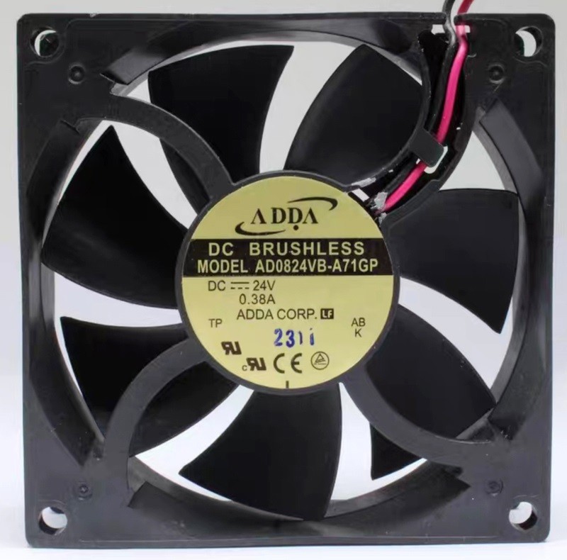 ADDA AD0824VB-A71GP 24V 0.38A 2wires Cooling Fan