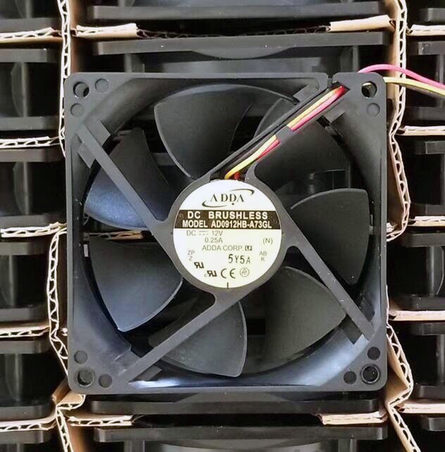 ADDA AD0912HB-A73GL 12V 0.25A 3wires Cooling Fan - Original New