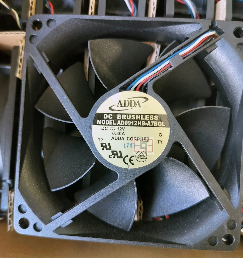 ADDA AD0912HB-A7BGL 12V 0.30A 4wires Cooling Fan