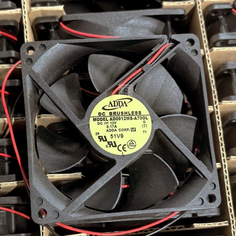 ADDA AD0912MS-A70GL 12V 0.17A 2wires Cooling Fan