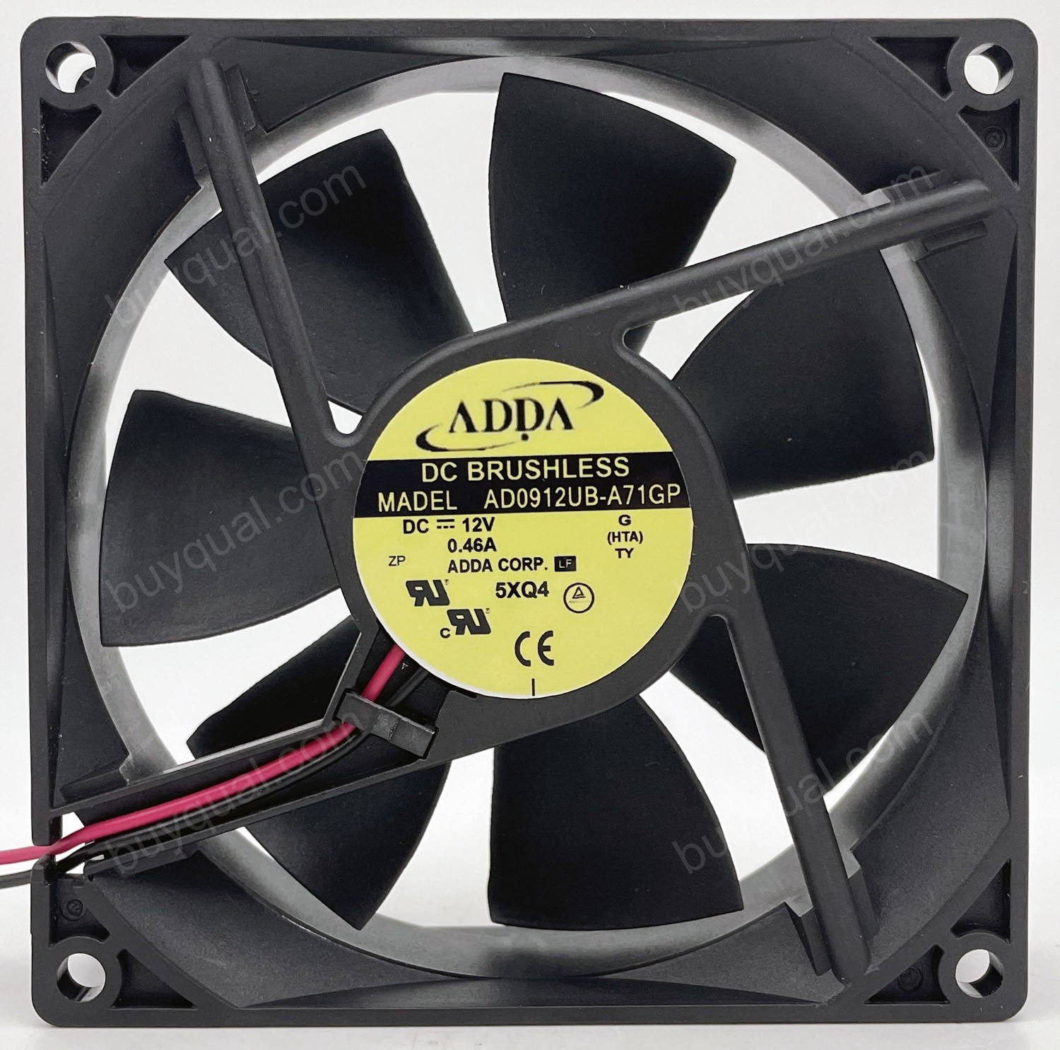 ADDA AD0912UB-A71GP 12V 0.46A 2wires Cooling Fan 