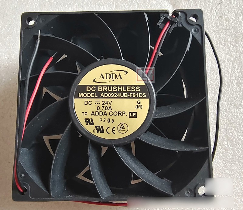 ADDA AD0924UB-F91DS 24V 0.70A 2 wires Cooling Fan - New