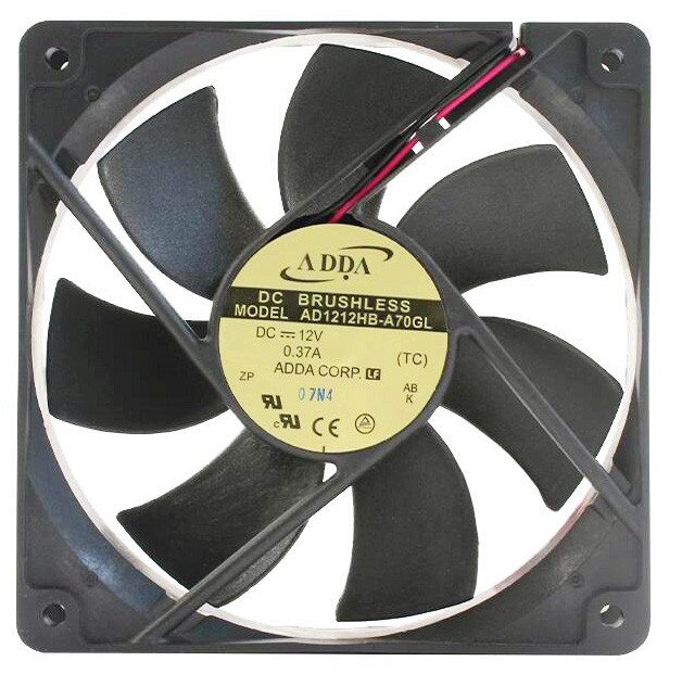 ADDA AD1212HB-A70GL 12V 0.37A 2wires Cooling Fan