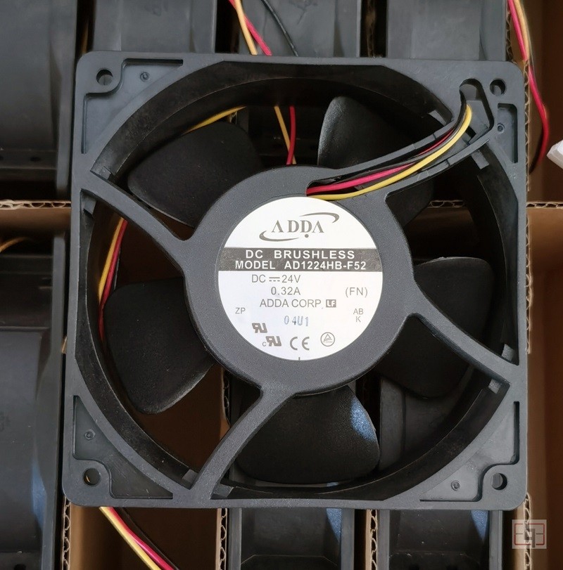 ADDA AD1224HB-F52 24V 0.32A 3wires cooling fan