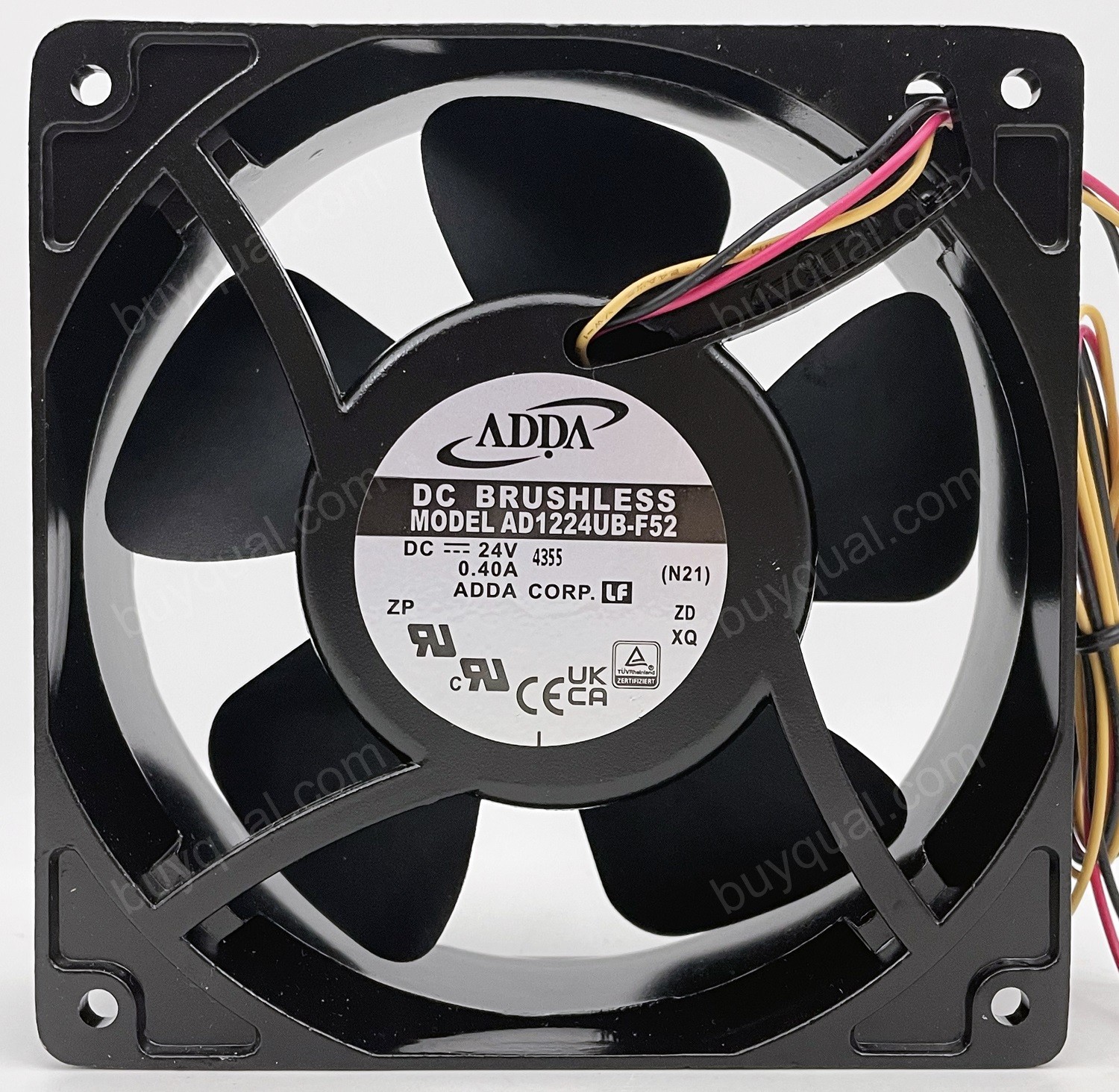 ADDA AD1224UB-F52 24V 0.4A 3wires Cooling Fan