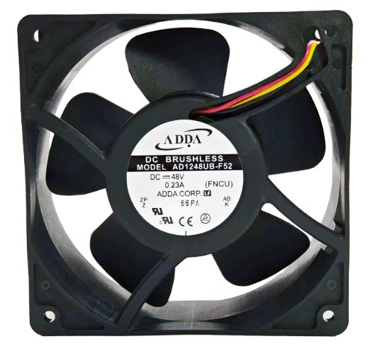 ADDA AD1248UB-F52 48V 0.23A 3wires Cooling Fan - New